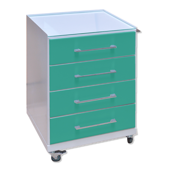 Mobile table-cabinet (200+ colors) made to order