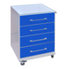 Mobile table-cabinet (200+ colors) made to order