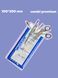 Kraft bags 100*200 mm (combined), Transparent