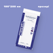 Kraft bags 100*200 mm (combined), Transparent