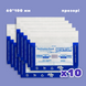 Kraft bags 60*100 mm (combined) set of 10 packs, Transparent